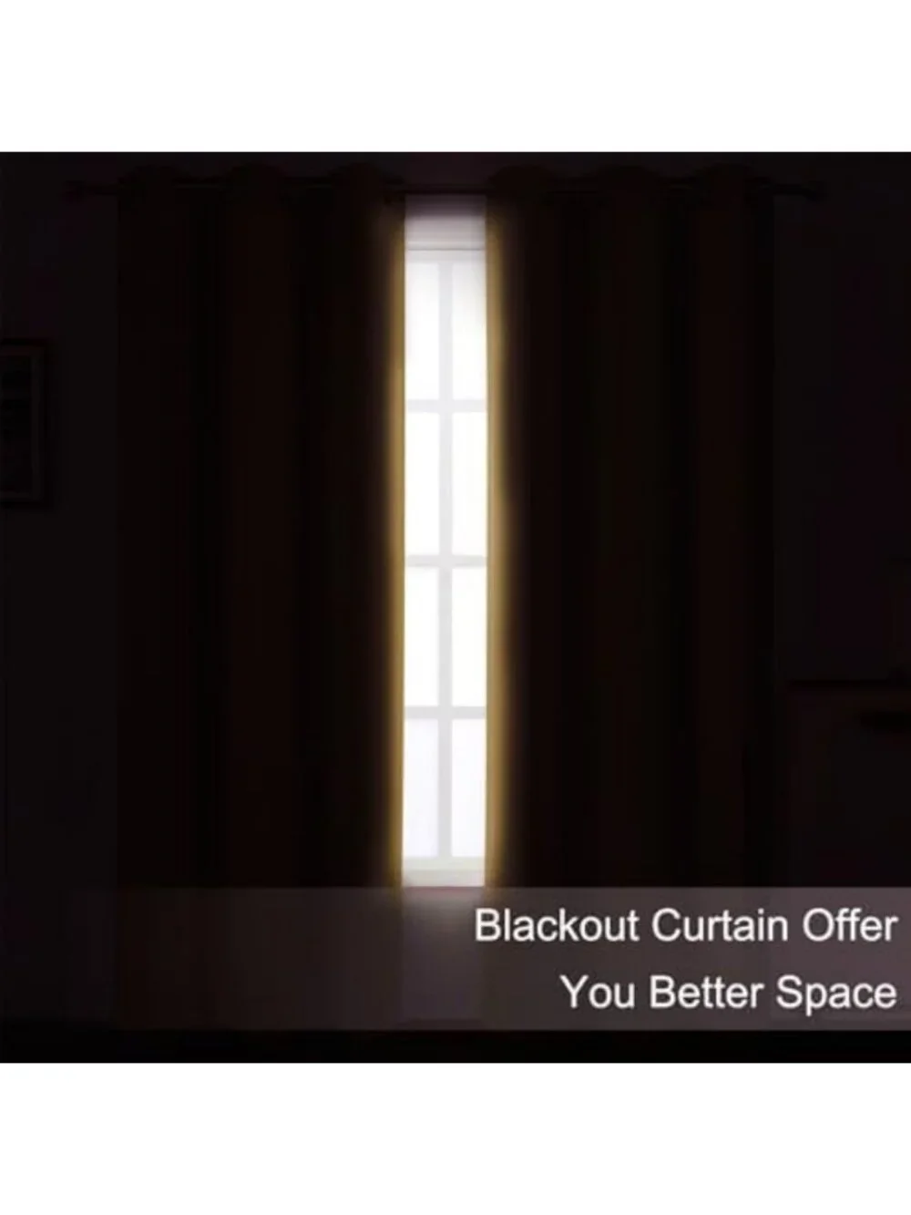 Mustard Yellow Blackout Curtains Set of 2 Panels, Thermal Insulated Room